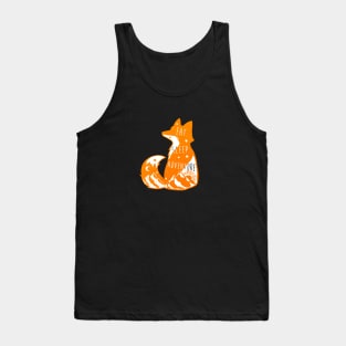 fjallraven - fox of adventure eat and sleep black Tank Top